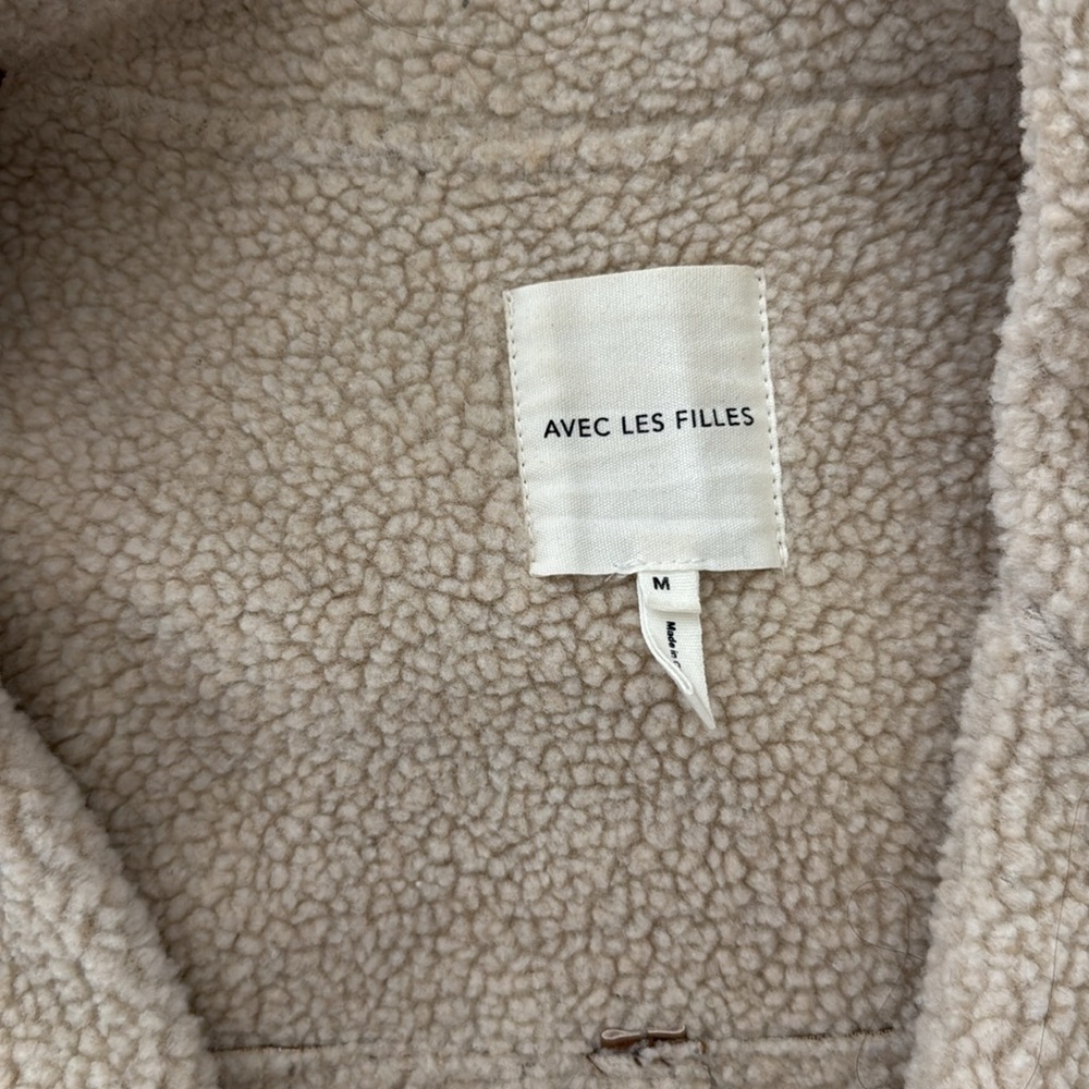 Brown Shearling Lined Women's Jacket - image 3